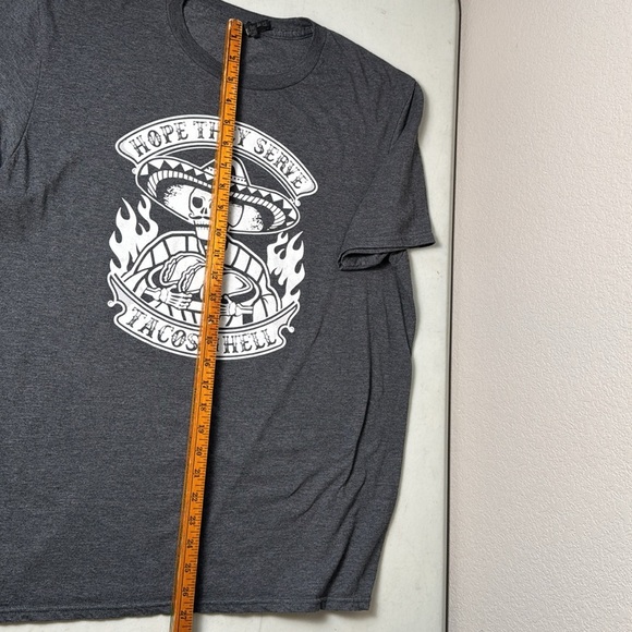 Anvil Lightweight "Hope They Serve Tacos in Hell" short sleeve tshirt - Picture 8 of 8